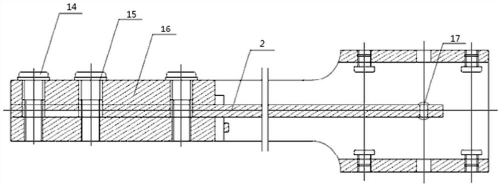 Strain calibration device applied to high-temperature and high-pressure underwater