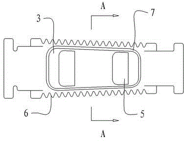 Tongue type floating valve tower disc