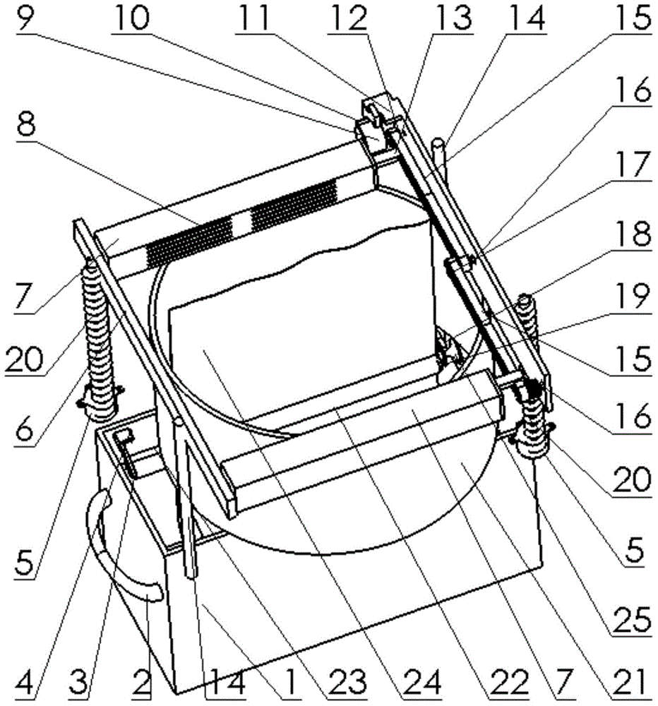 Automatic bag replacement and placing device and method for intelligent garbage can