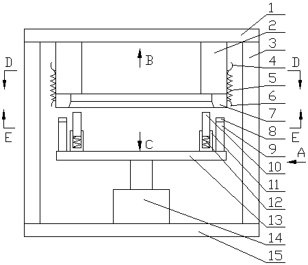 Ceramic tile flatness measuring device