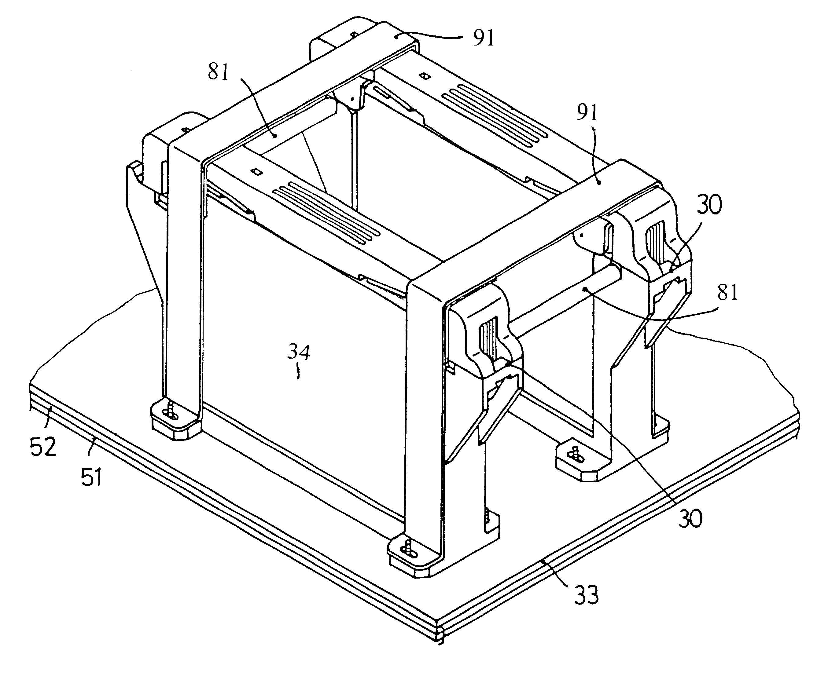 System for attaching cartridge-type CPU to a board