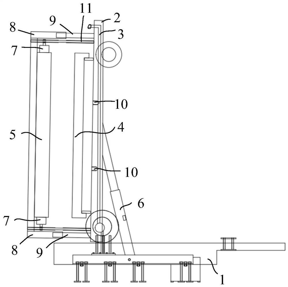 Turnover grouting press machine