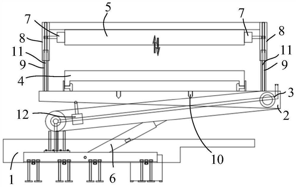 Turnover grouting press machine