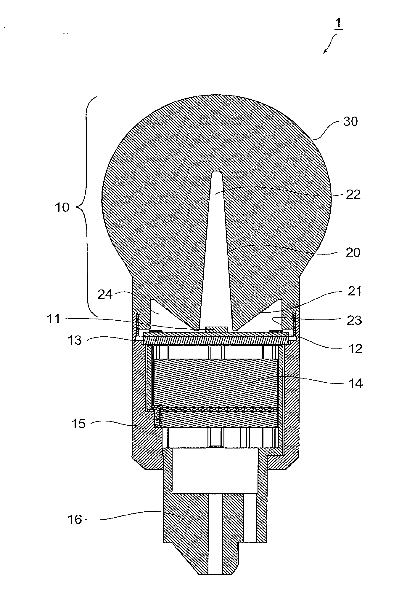 Light emitting device and bulb-type LED lamp