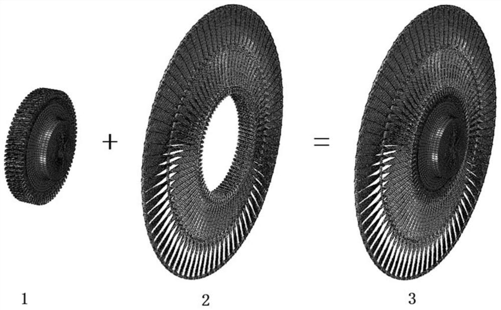 Turbine last-stage long blade torsional vibration stress obtaining method based on finite elements