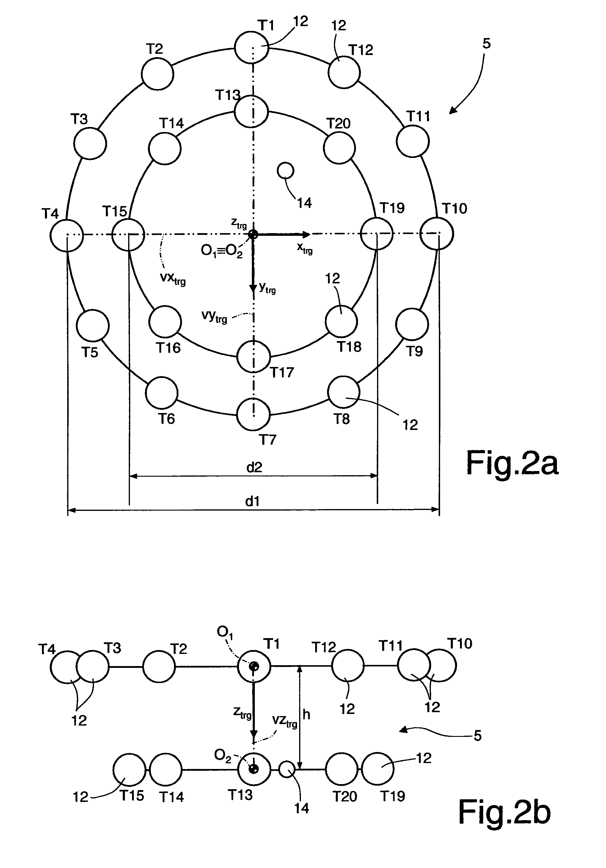 System and related method for determining vehicle wheel alignment