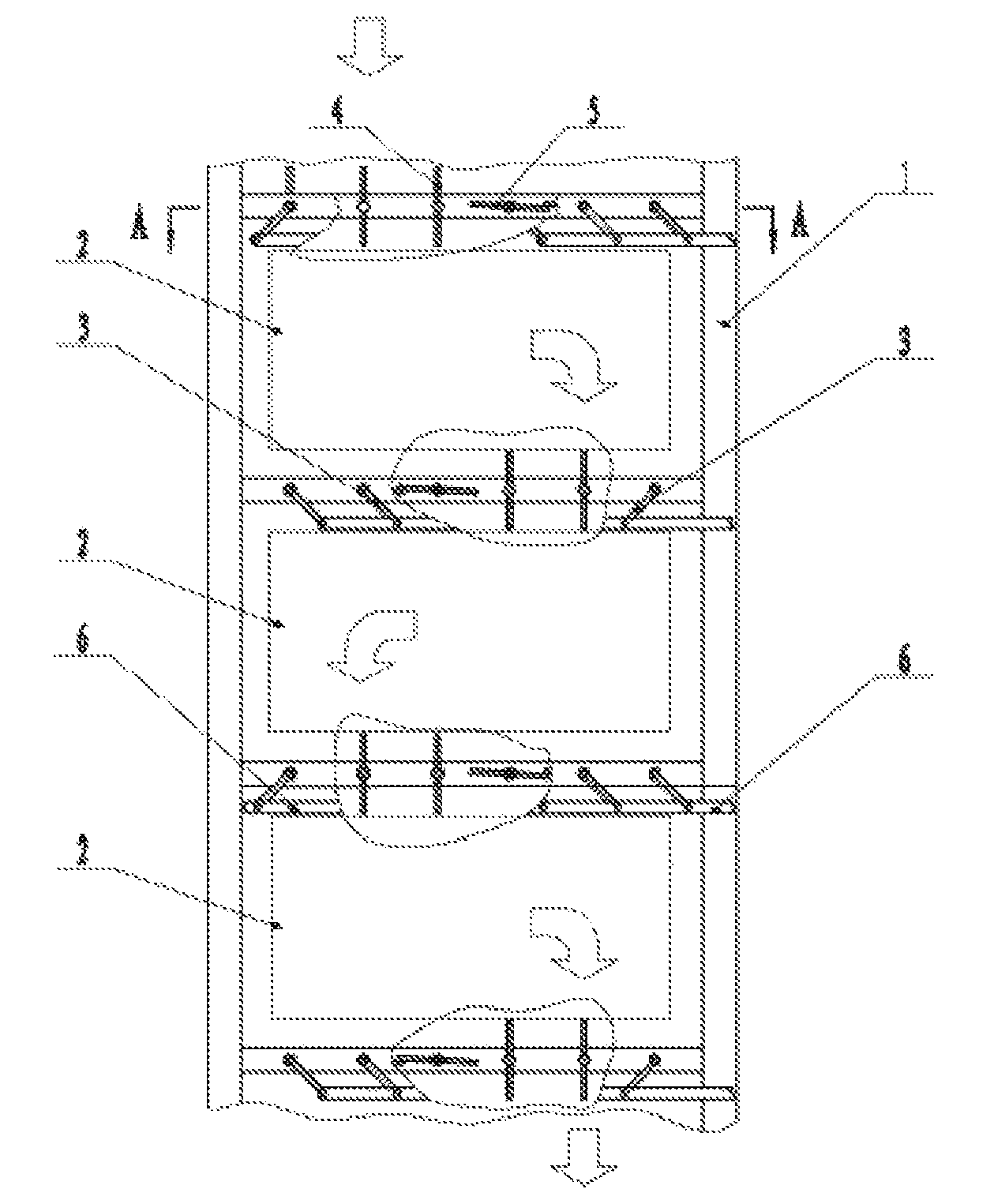 Convective heat transfer flue