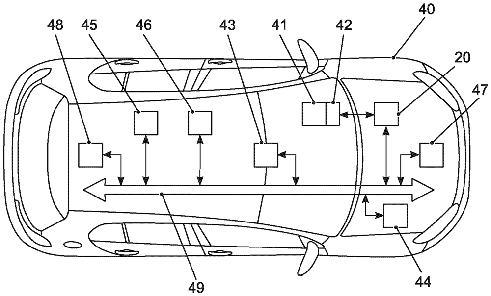 Generation of display of augmented reality head-up display for motor vehicle