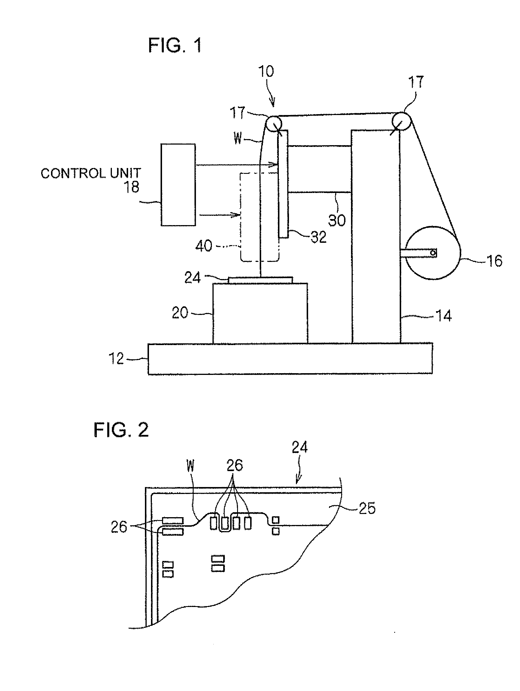 Electrical cable wiring head device and electrical cable wiring apparatus
