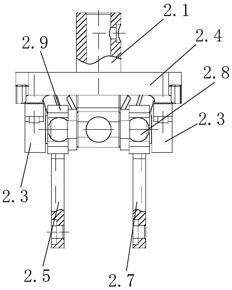 Anti-off gear jump gear single-lever gear selection hard control mechanism
