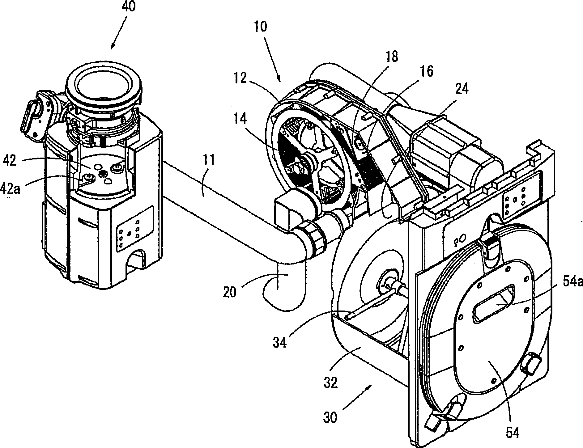 Solid-liquid separation device and garbage disposer