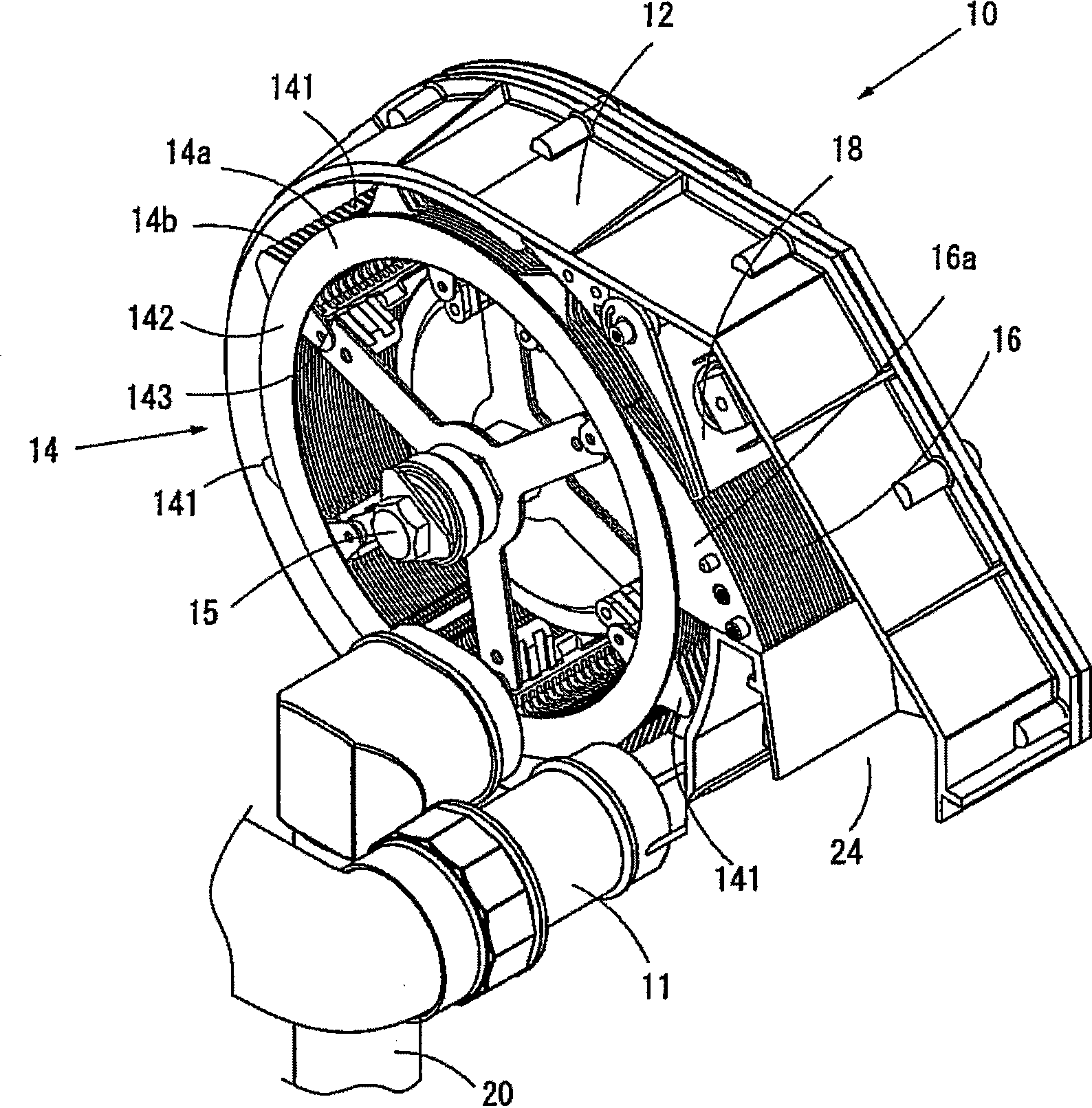 Solid-liquid separation device and garbage disposer