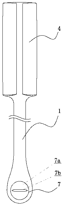 Liver scrabbling device for laparoscopic surgery