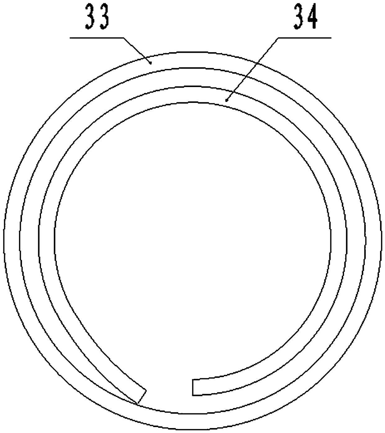 A double overload environment force loading simulation device