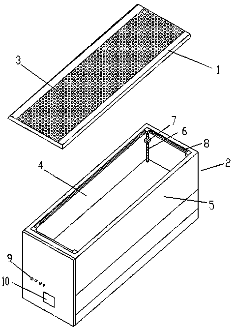 Electric lifting type immersion dissection table