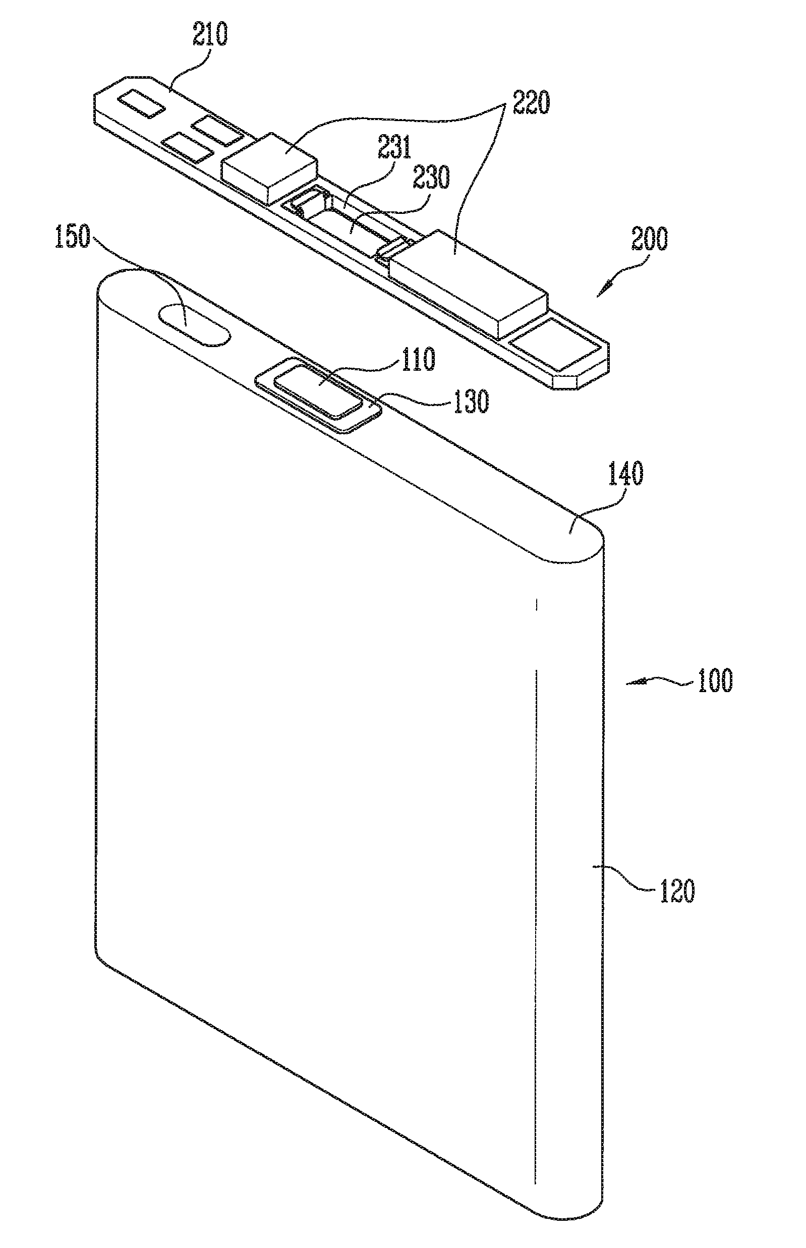 Metal tab and secondary battery using the same