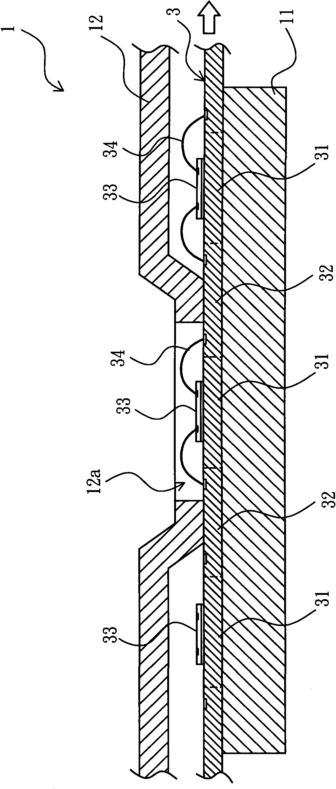 Heating device for semiconductor packaging wire bonding process and fixture thereof