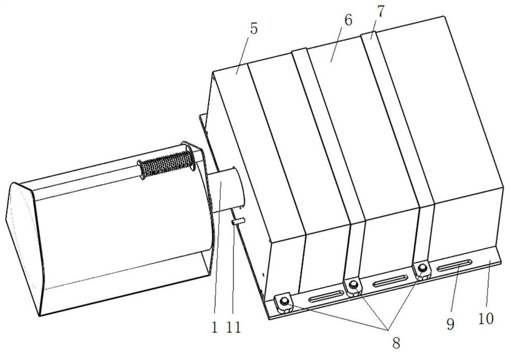 Collimator device capable of automatically adjusting gamma ray flux and its measurement system