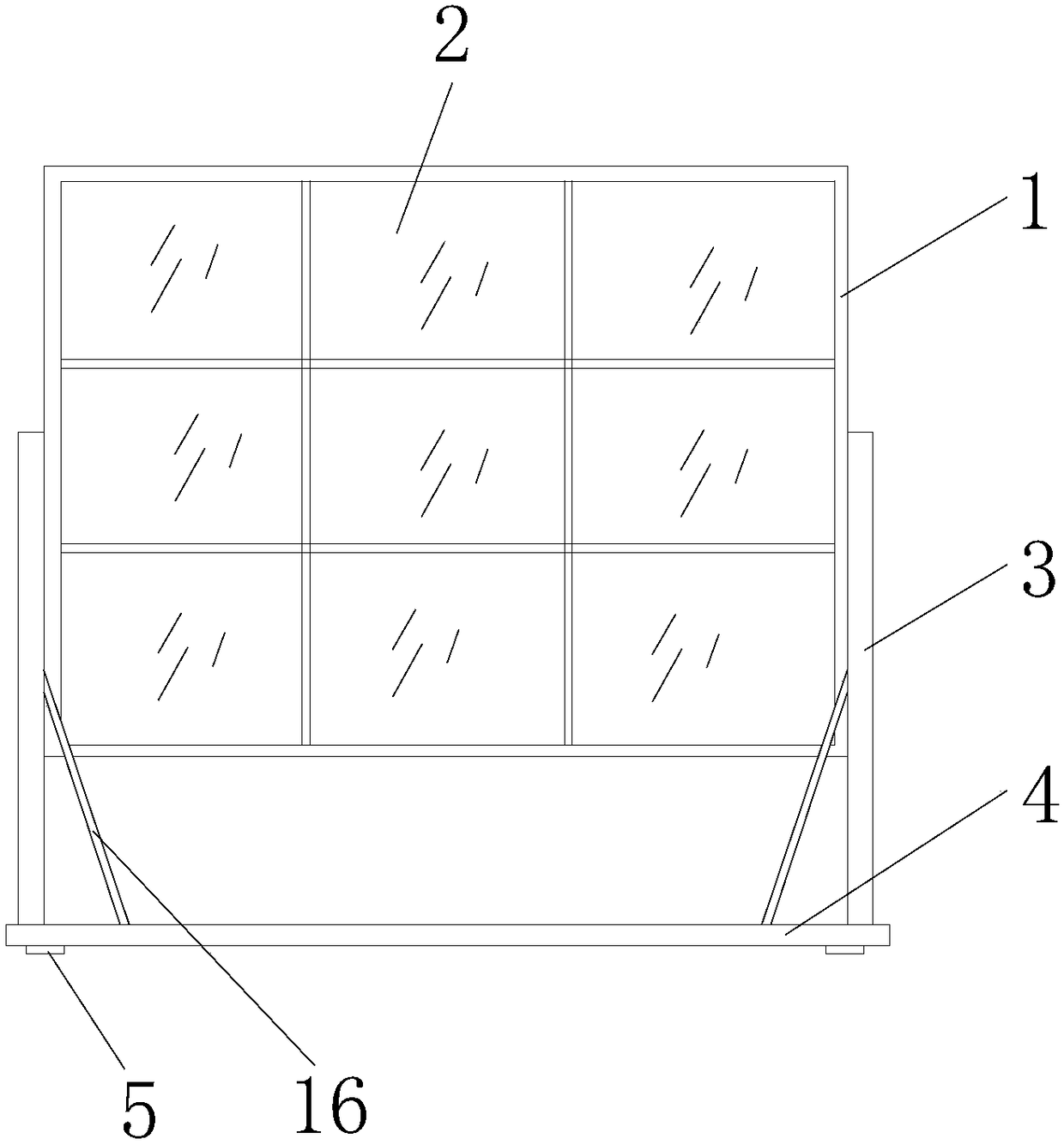 Combined display screen applicable to digital conference systems