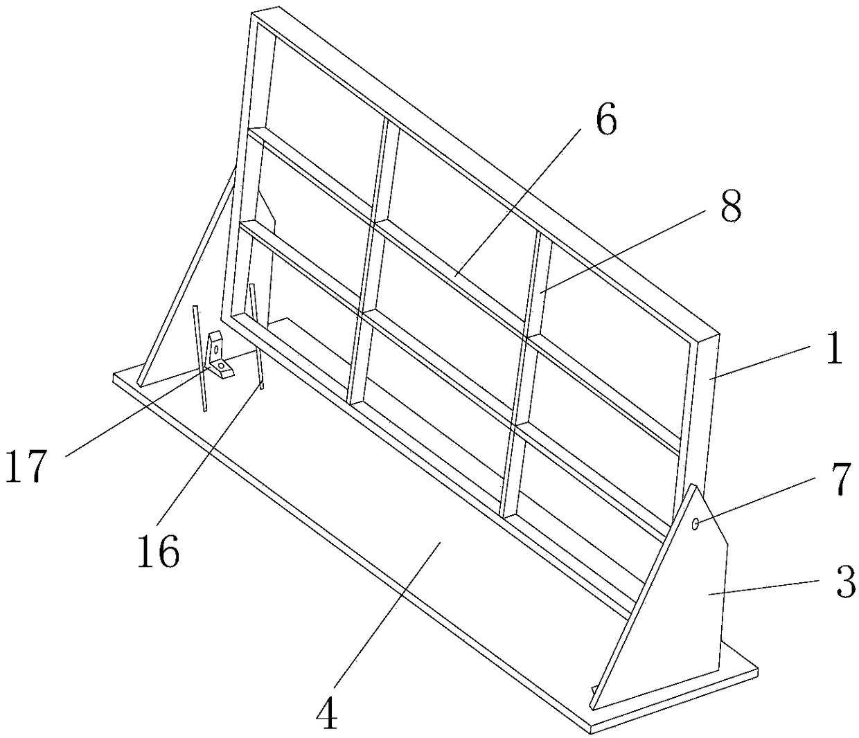 Combined display screen applicable to digital conference systems