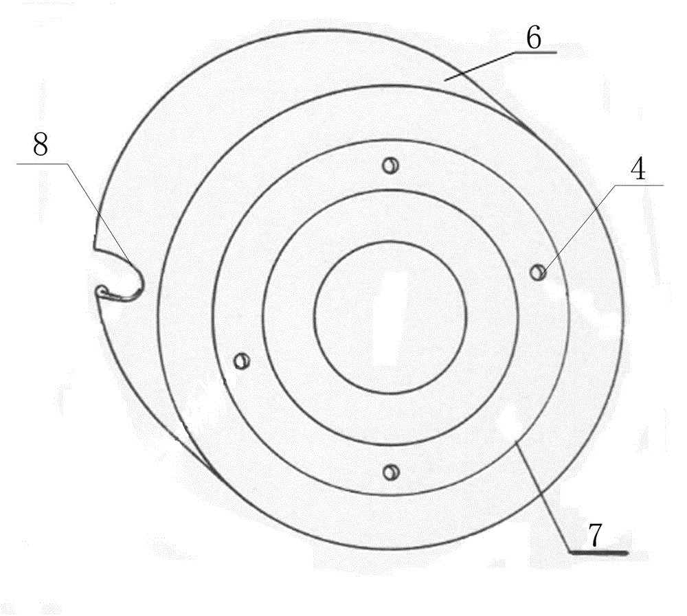 Enclosed type optical cable coiling and retaining frame