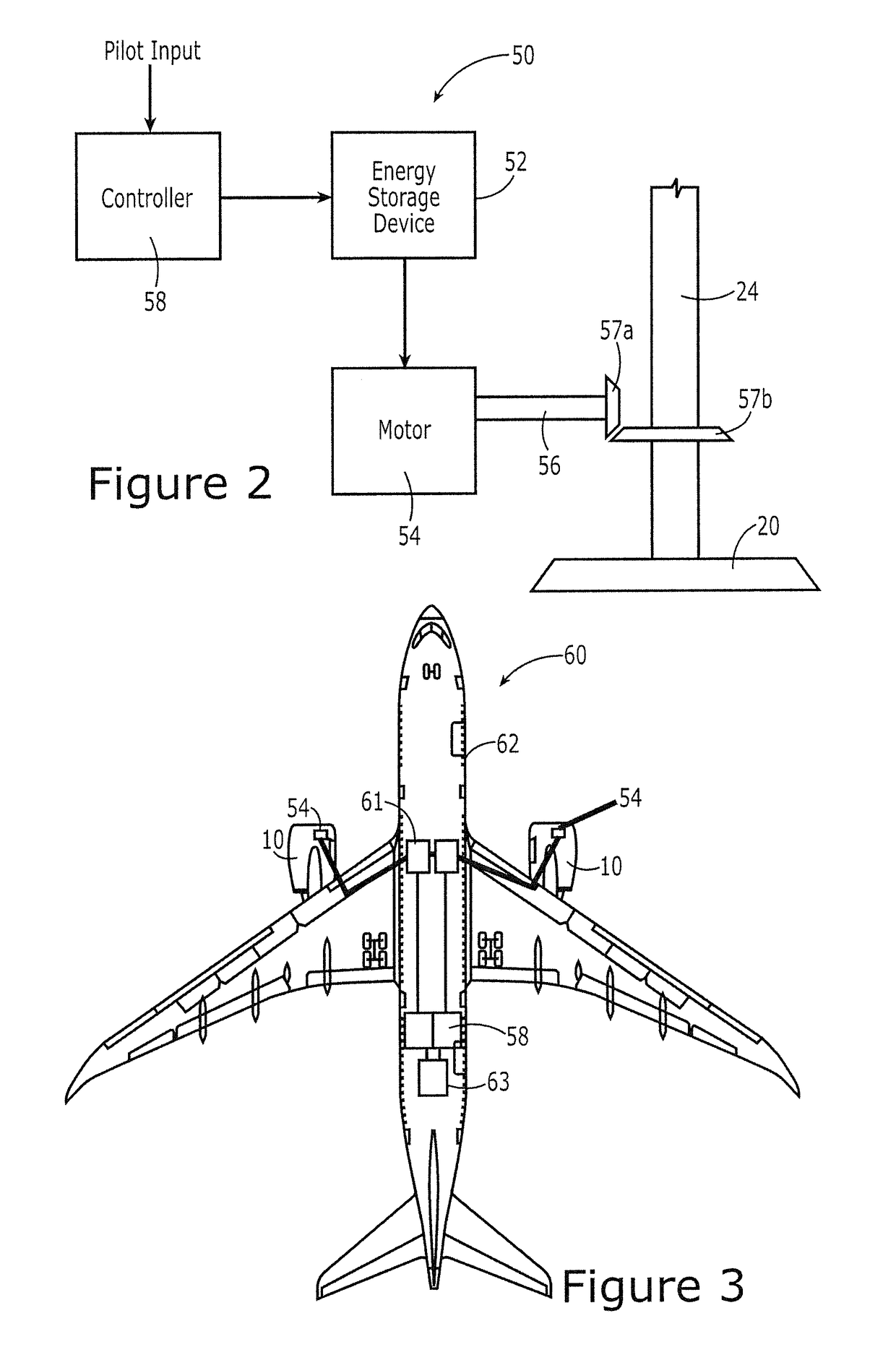 Aircraft engine and associated method for driving the fan with the low pressure shaft during taxi operations
