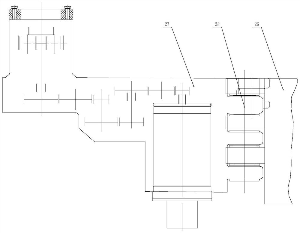 A supporting cutting section for cross-connecting shaft-type fully mechanized mining in extremely thin coal seams