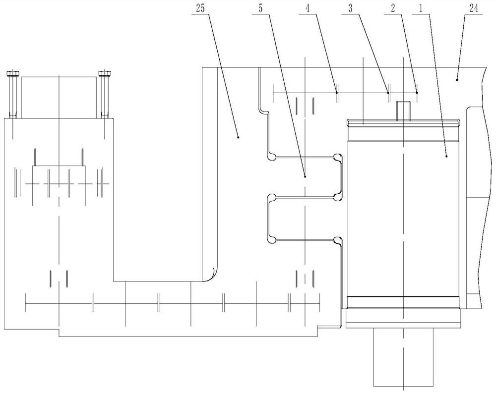 A supporting cutting section for cross-connecting shaft-type fully mechanized mining in extremely thin coal seams