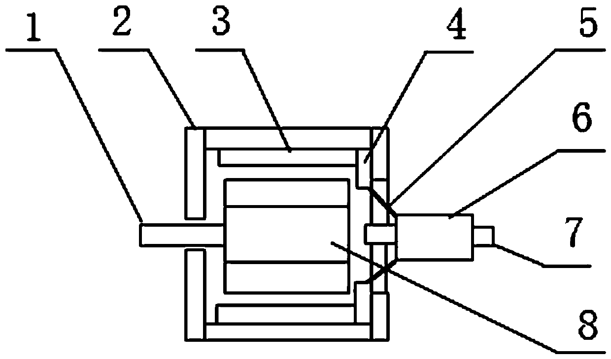 A variable radial air gap permanent magnet generator and wind power generation device