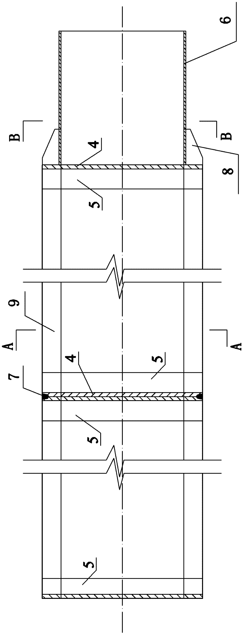 High-toughness pipe pile and manufacturing method thereof