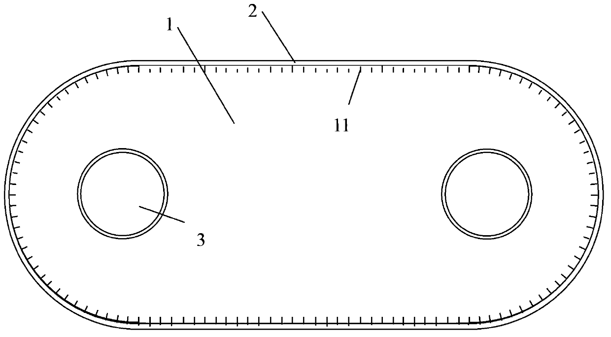 Heat exchange plate structure in brazed plate heat exchanger