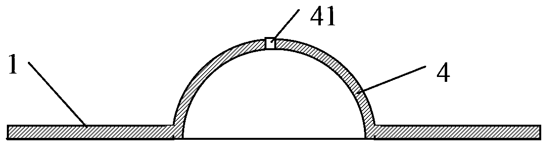 Heat exchange plate structure in brazed plate heat exchanger