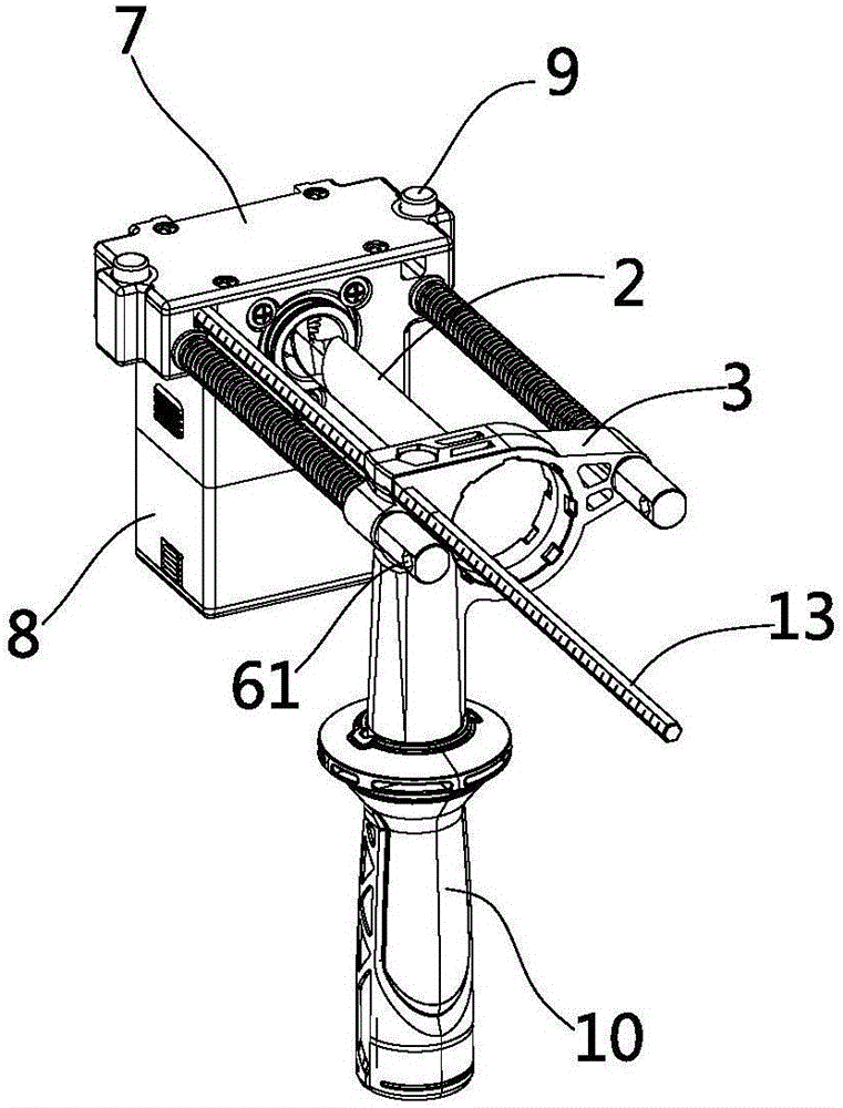 Dust collecting device for electric tool