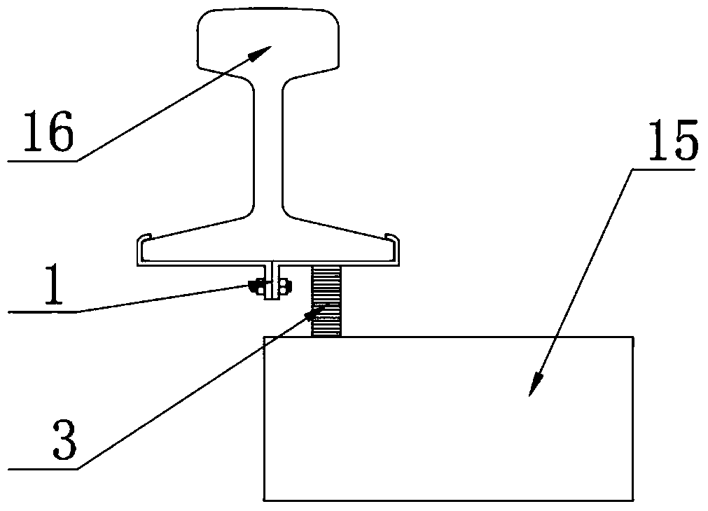 Wheel-rail vibration power generation and energy storage system