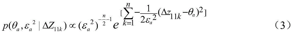 Method for predicting remaining life of LED driving power of railway vehicles