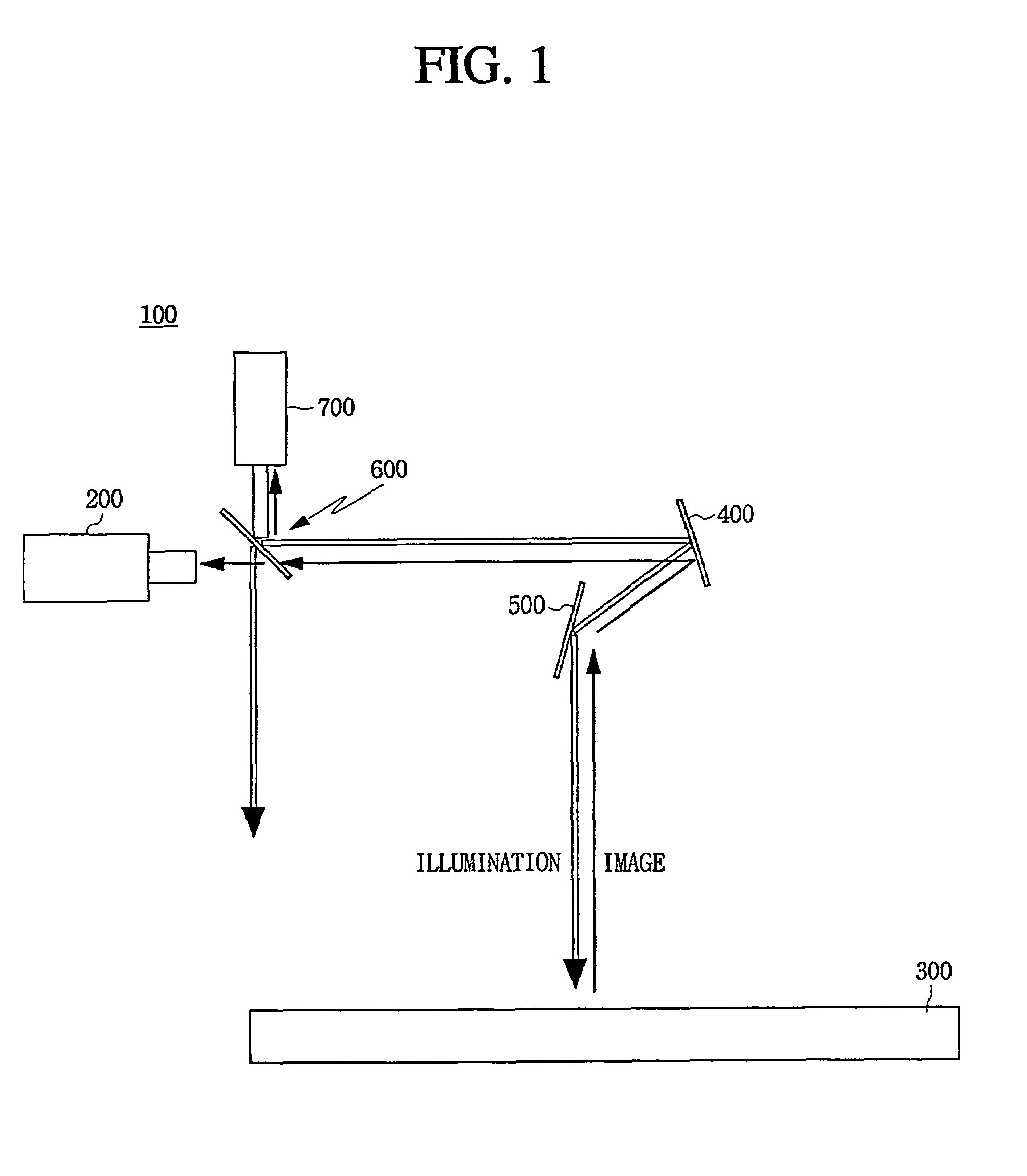 Vision inspection apparatus using a full reflection mirror