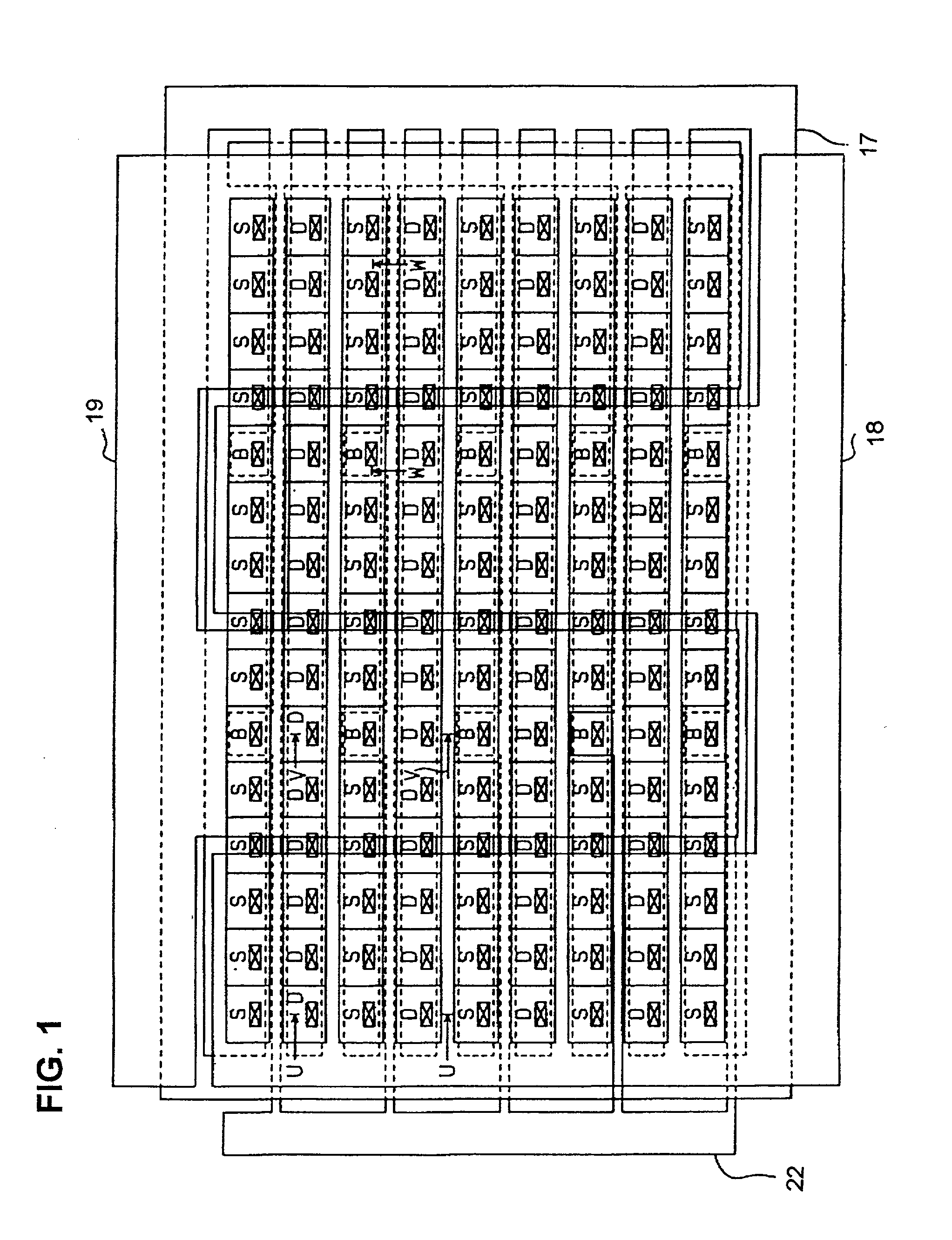 Power MOS transistor having capability for setting substrate potential independently of source potential