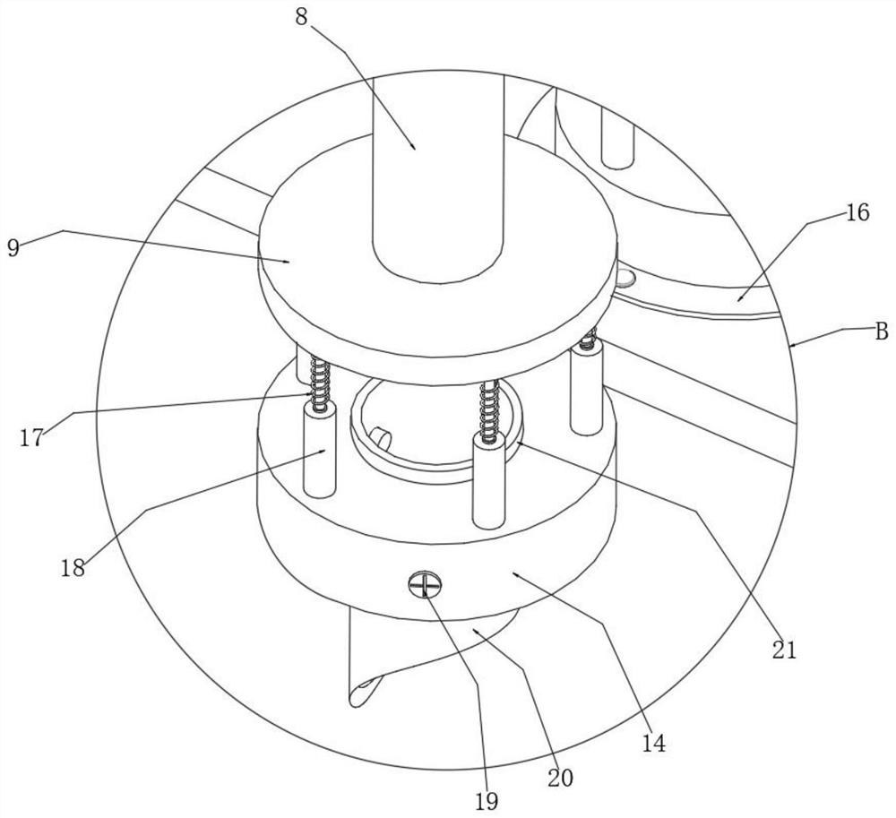 Crack measuring device for hydraulic ring geological survey based on 3D scanning