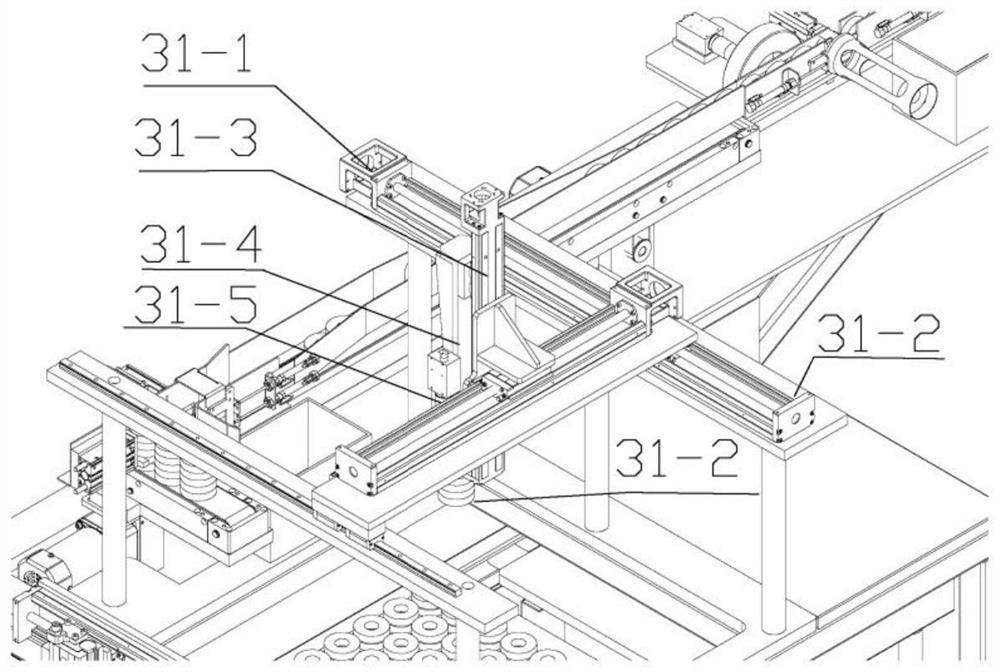 Automatic ferrite ring magnet unstacking and transferring device