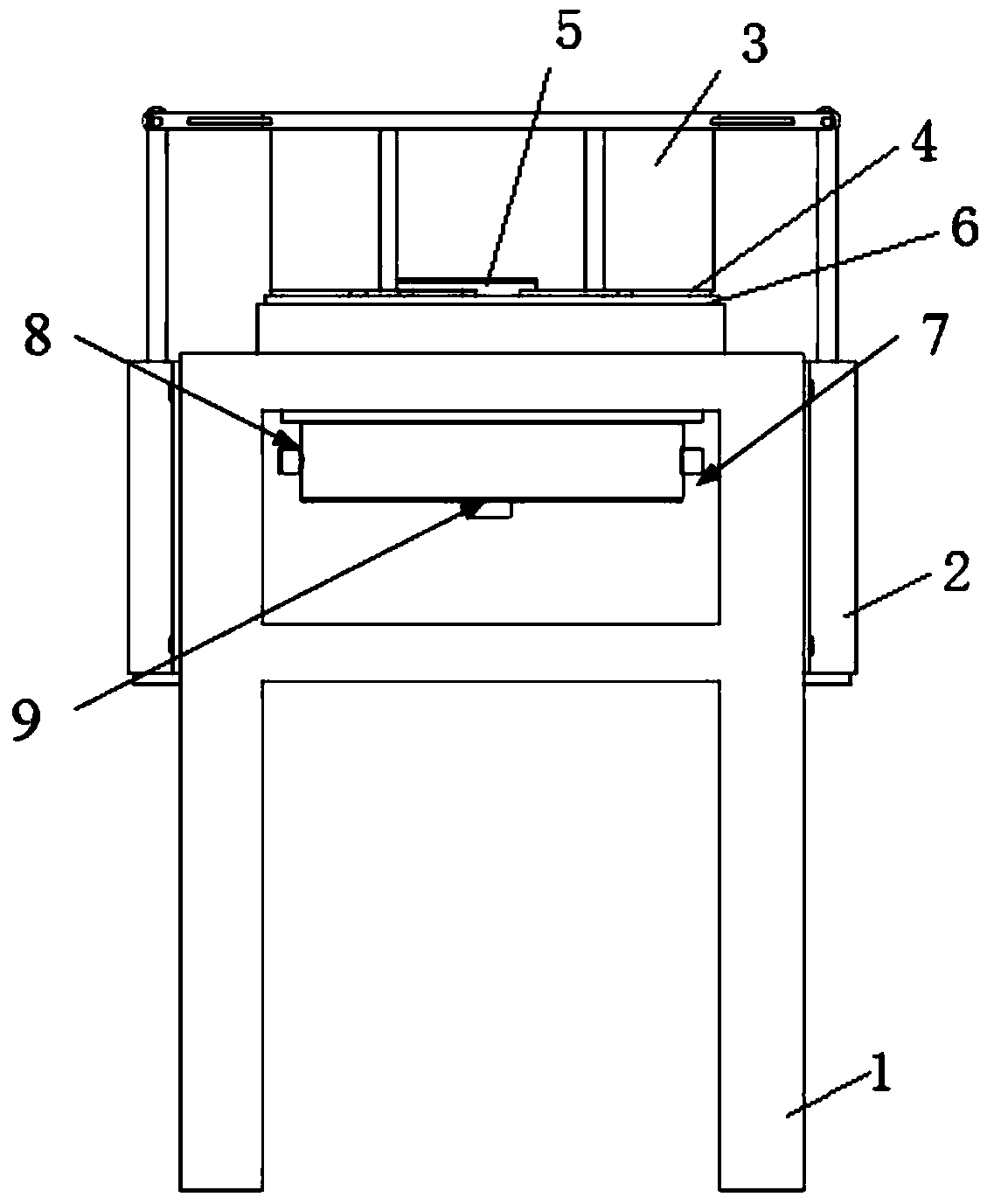 A manhole cover positive and negative pressure performance test bench and method