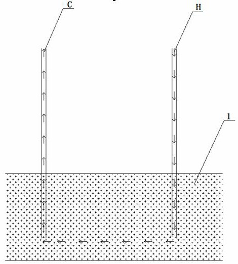 A method for extracting mine gas from low-permeability coal seams containing faults