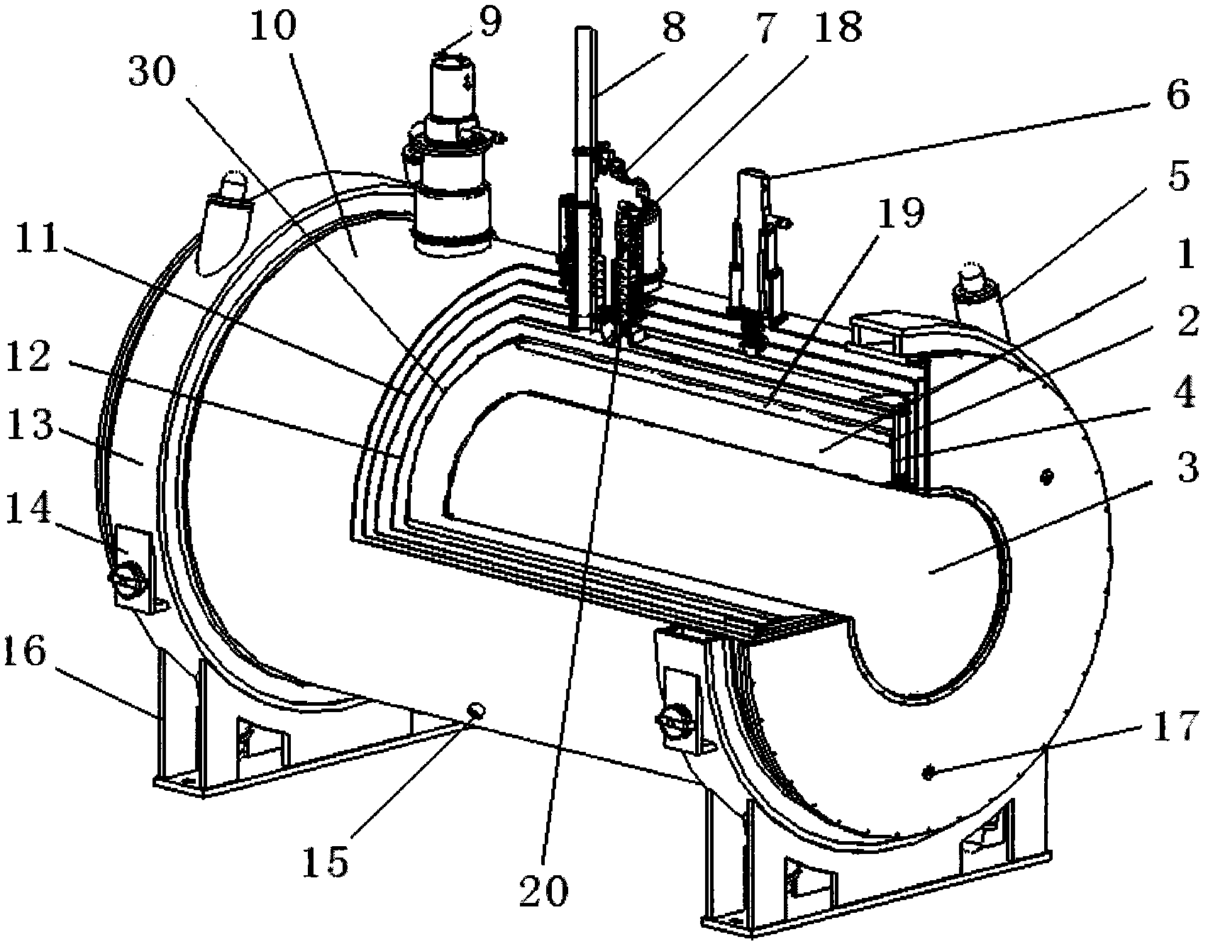 Highfield high uniformity nuclear magnetic resonance superconducting magnet system