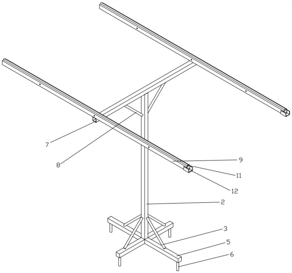 A rail transportation system for auxiliary planting wax gourd