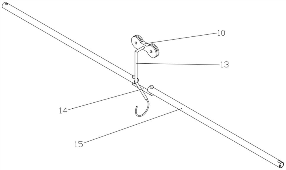 A rail transportation system for auxiliary planting wax gourd