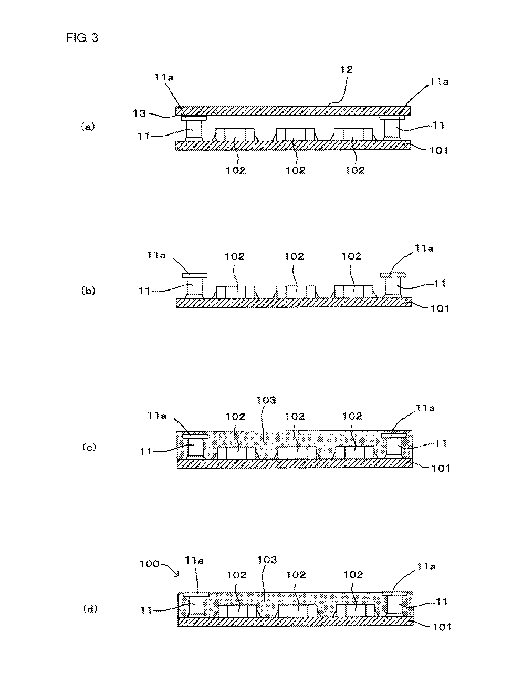 Method of manufacturing module and module