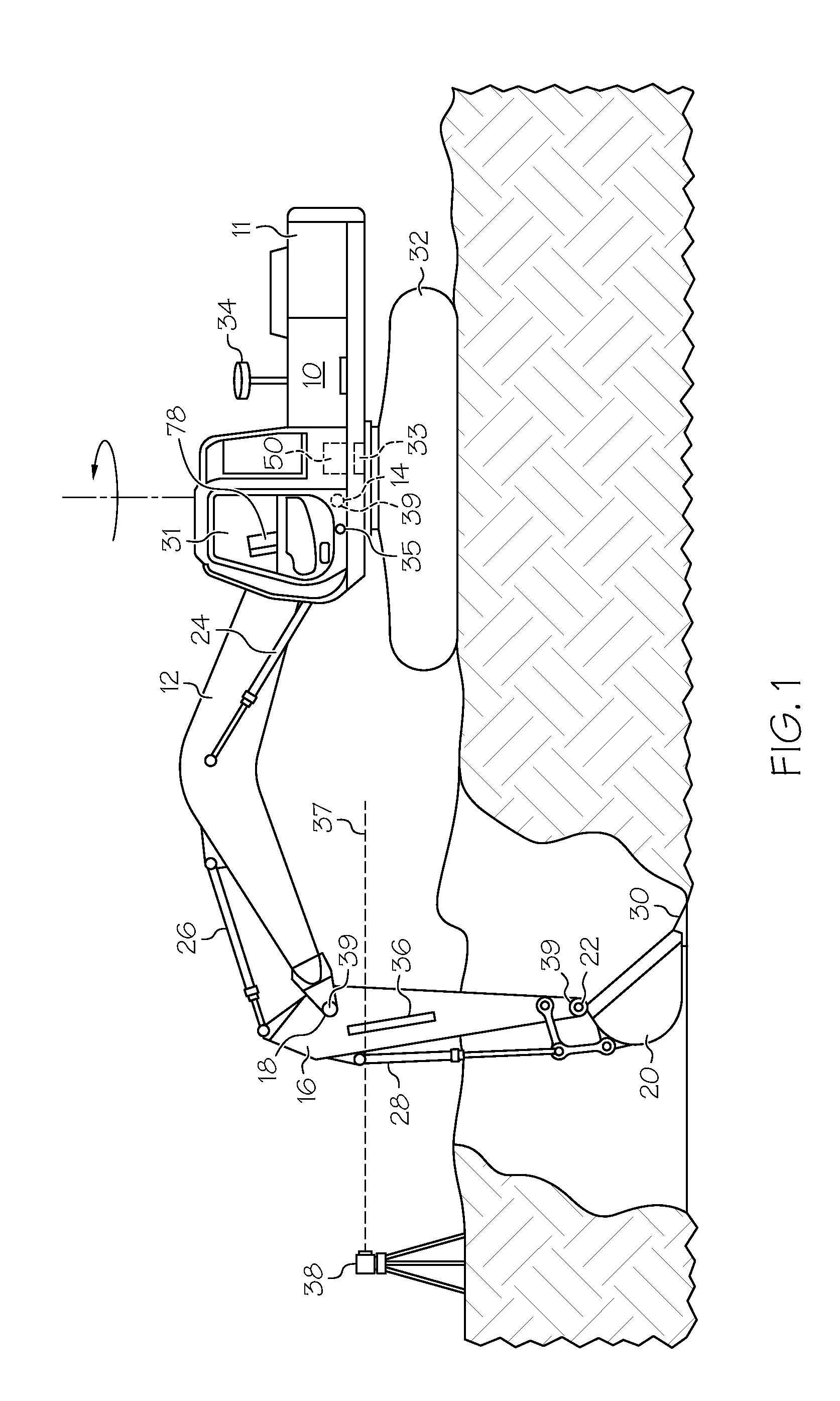 Method and system for controlling an excavator