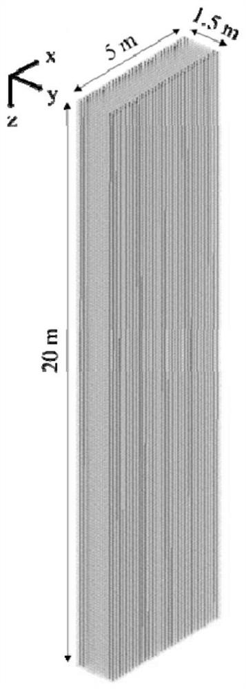 Equivalent diaphragm wall parameter acquisition method based on discrete numerical method