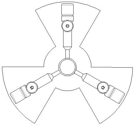 Quantitative mixing and conveying device for 3D printing