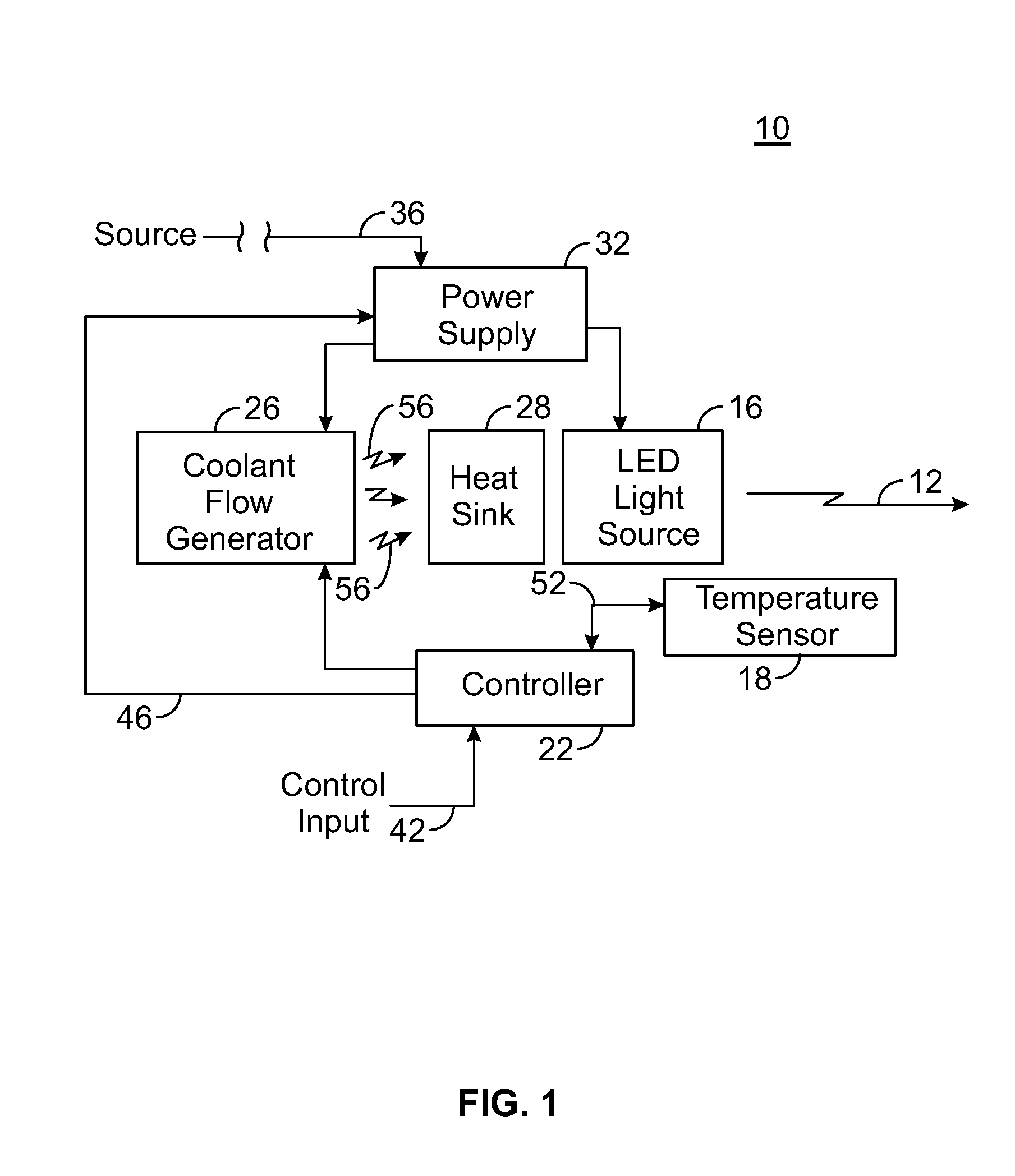 LED light assembly and associated method