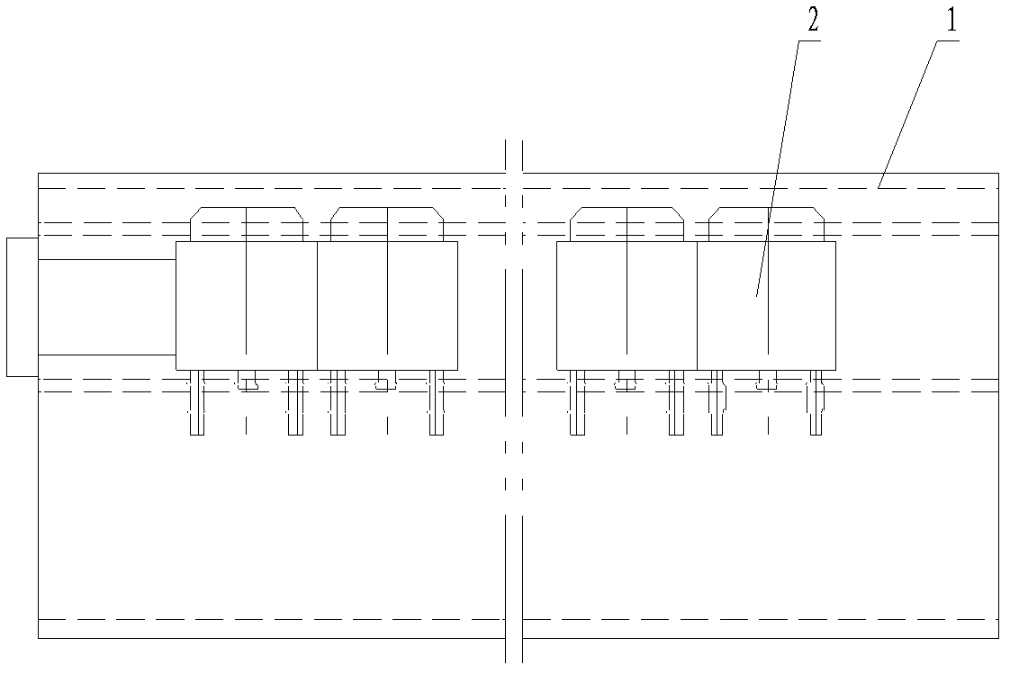 Automatic tabulating device for punching and forming lead frame with material tube expansion mechanism